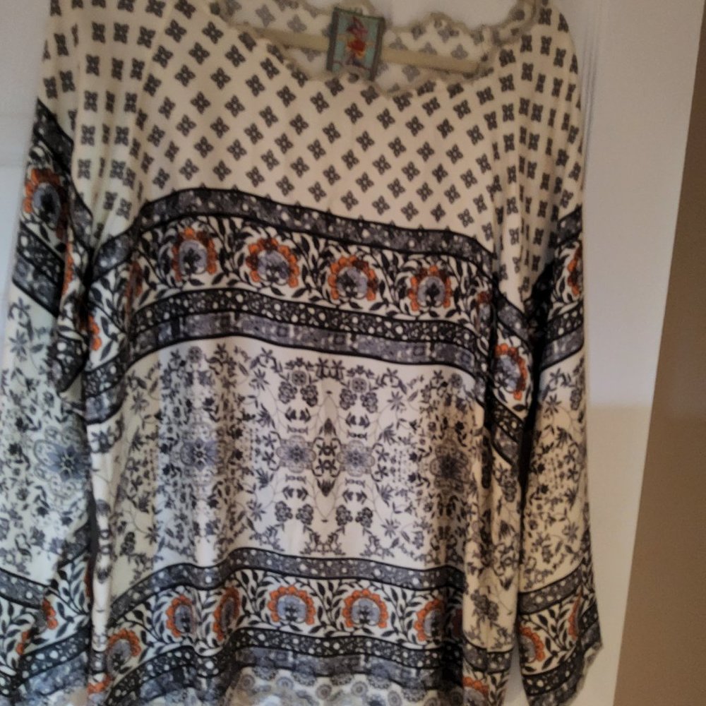 Johnny Was tunic blouse